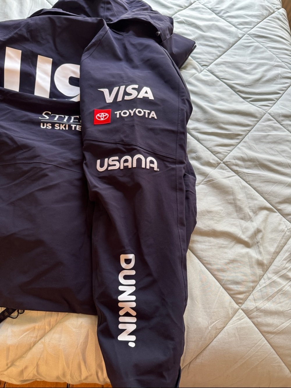 US Ski Team 2026 Kappa Two Piece Parka Waterproof - Picture 4 of 4